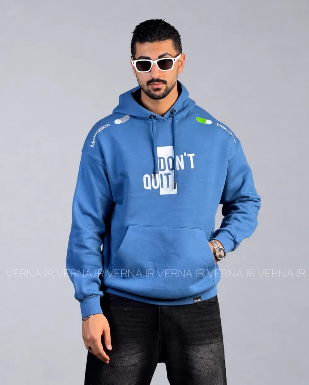 هودی مردانه باکسی MCH-DONT QUIT