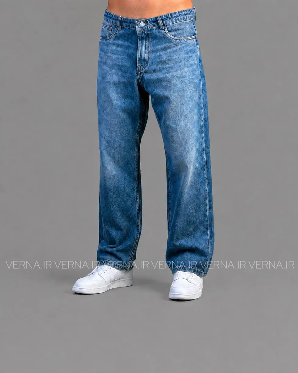 شلوار نیم بگ جین مردانه ریززاپ ZARA 1600