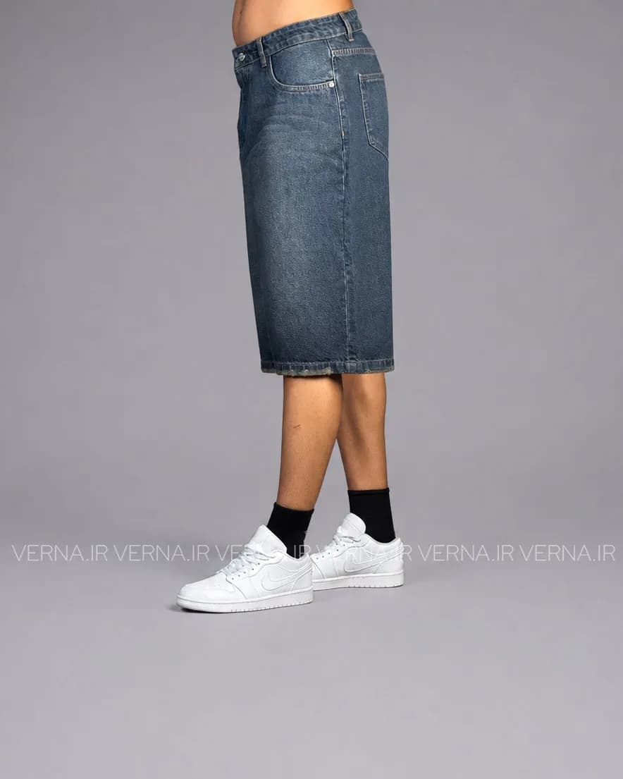 شلوارک جین جورتس مردانه RHUDE 0472 — تصویر ۲