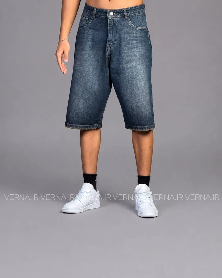 شلوارک جین جورتس مردانه RHUDE 0472