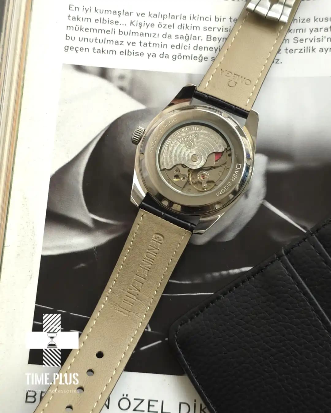 ساعت امگا مردانه Aqua Terra Leather Strap — تصویر ۶