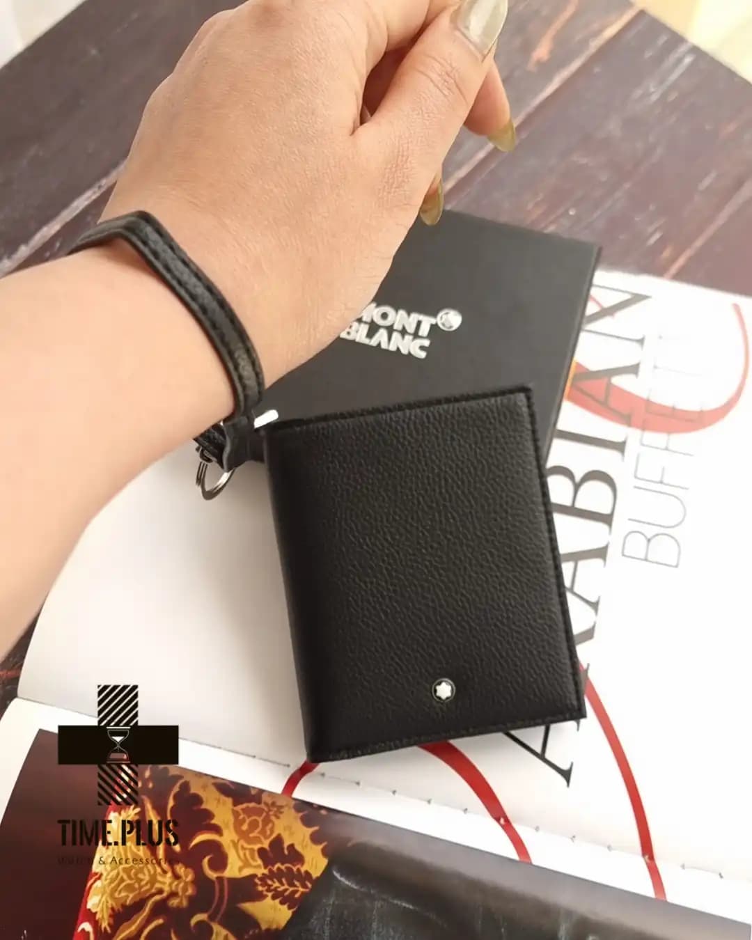 کیف پول چرم فلوتر مون بلان flutter leather — تصویر ۵
