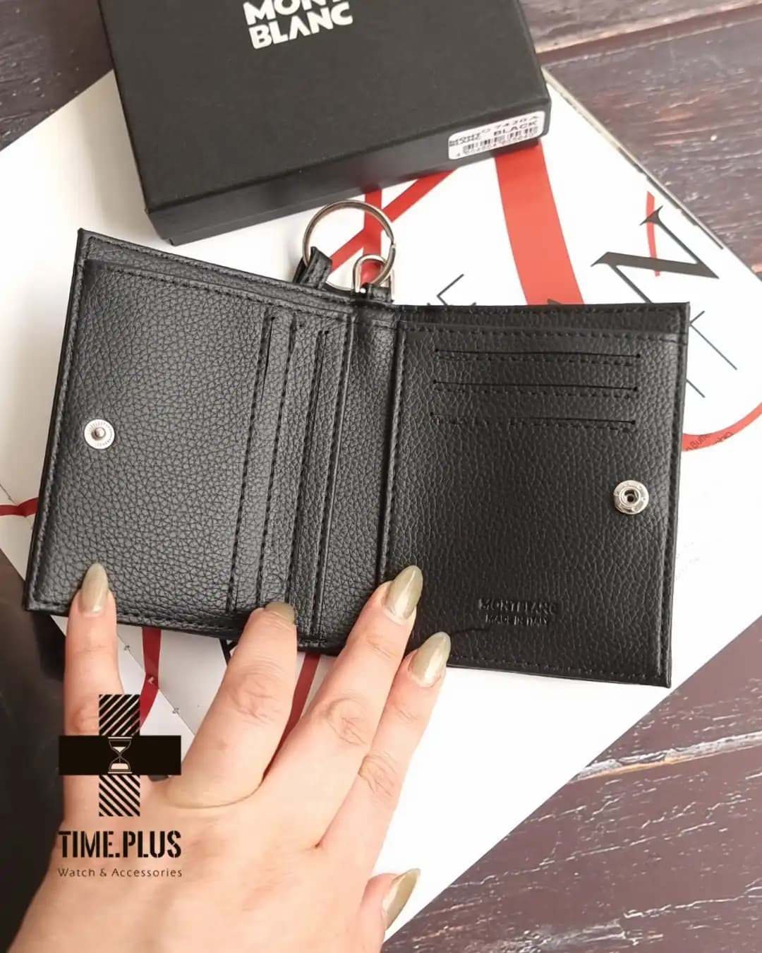 کیف پول چرم فلوتر مون بلان flutter leather — تصویر ۳