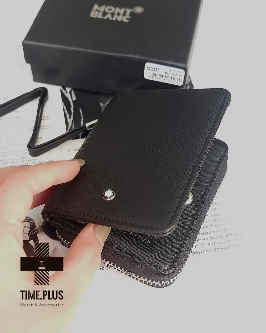 کیف پول مون بلان Saffiano Leather Wallet — تصویر ۶