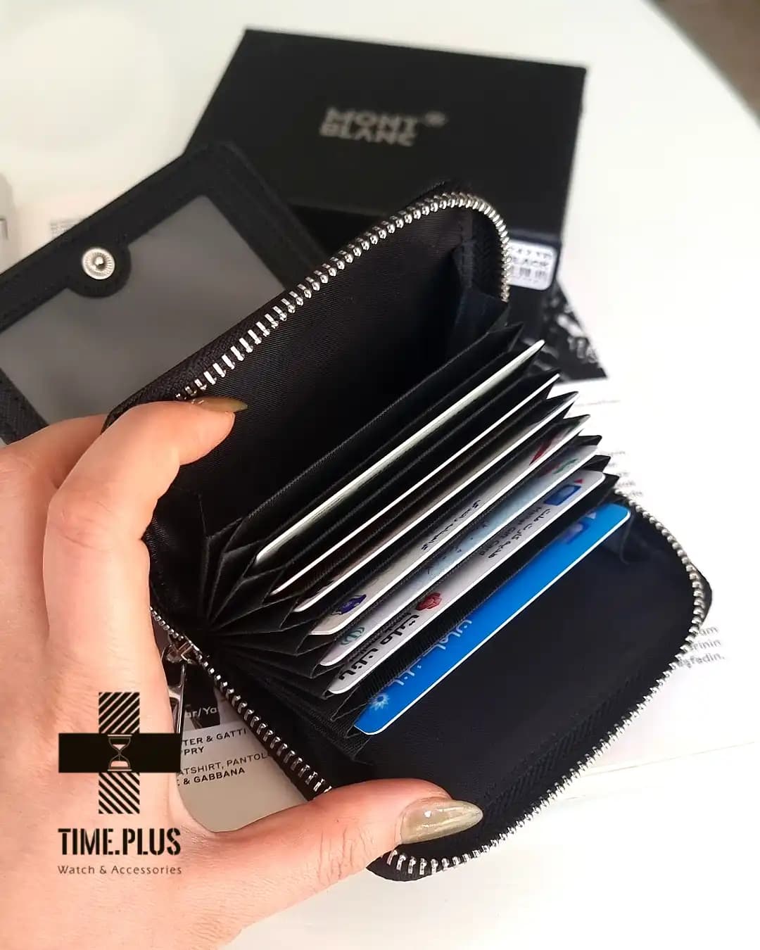 کیف پول مون بلان Saffiano Leather Wallet — تصویر ۷