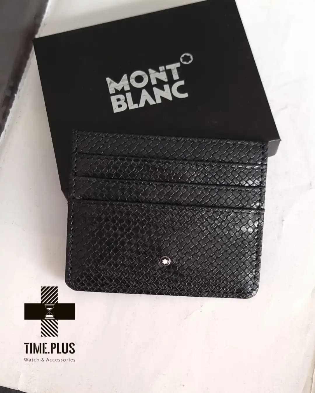 جاکارتی ورقه ای مشکی Mont Blanc Card Holder — تصویر ۵