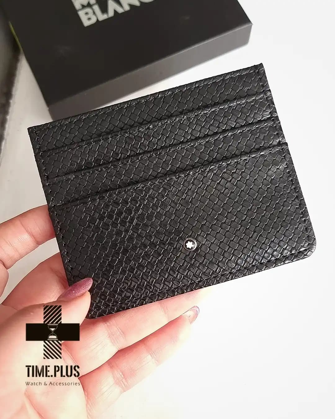 جاکارتی ورقه ای مشکی Mont Blanc Card Holder — تصویر ۲