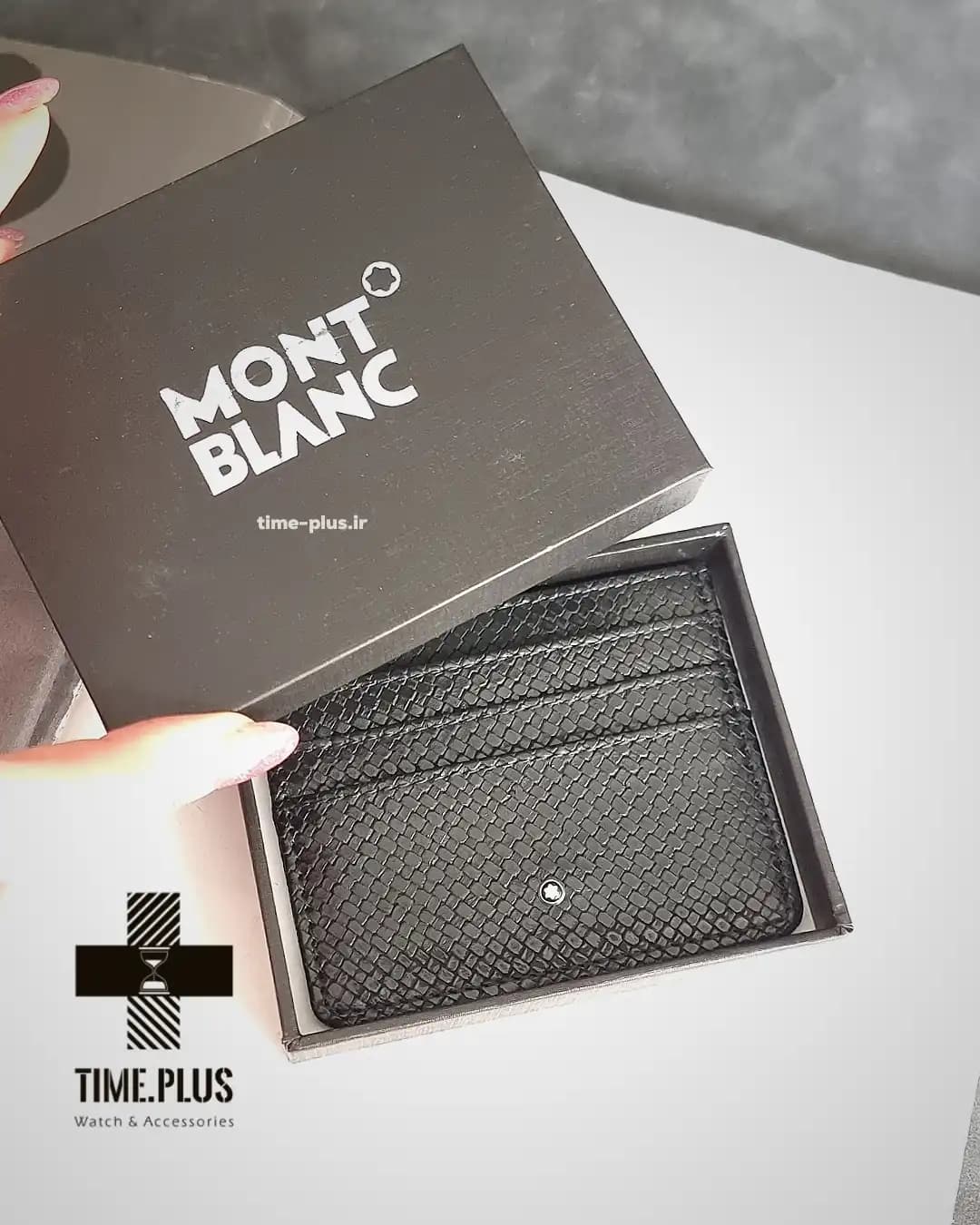جاکارتی ورقه ای مشکی Mont Blanc Card Holder — تصویر ۶