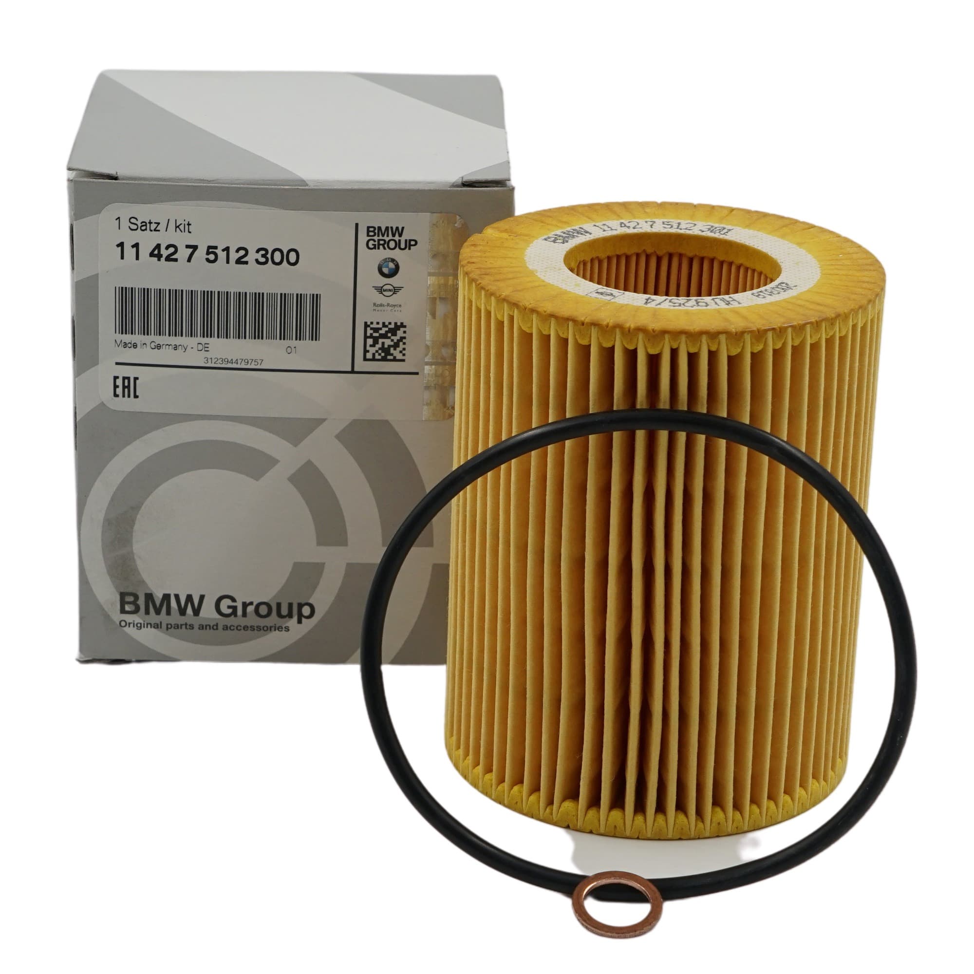 فیلتر روغن بی ام و مدل BMW 11 42 7 583 220 جنیون اصلی کد B19010