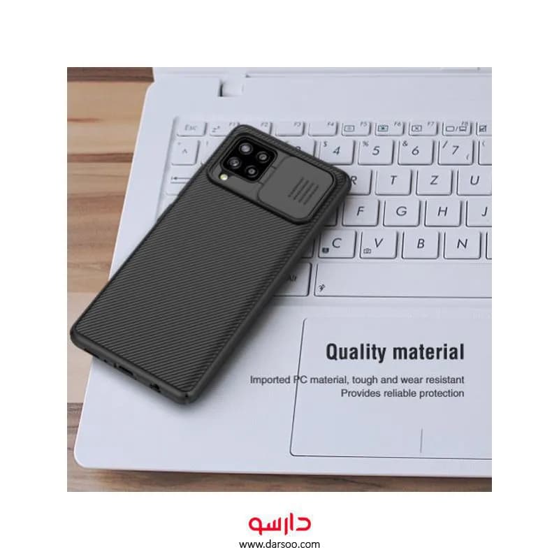 قاب محافظ نیلکین Nillkin CamShield مناسب برای Samsung Galaxy A42 5G رنگ مشکی کد B18734 — تصویر ۳
