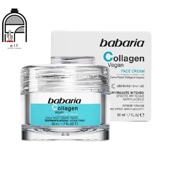 کرم آبرسان مرطوب کننده کلاژن باباریا babaria Collagen Vegan Face Cream