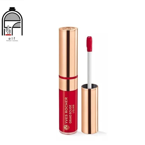 رژ لب مایع براق ایوروشه yves rocher grand rouge l’elixir