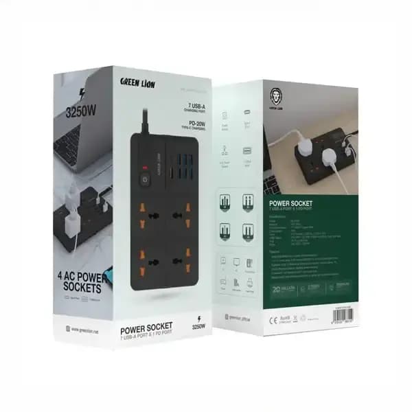 چندراهی برق 3250 وات گرین لاین GNPS7UPDUKBK — تصویر ۲