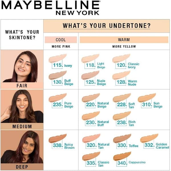 کرم پودر فیت می میبلین پاکتی Maybelline Fit Me Sachet — تصویر ۲