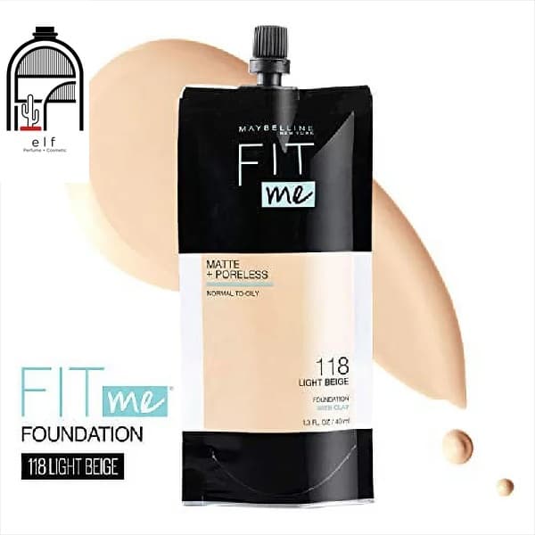 کرم پودر فیت می میبلین پاکتی Maybelline Fit Me Sachet