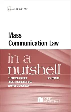 و دانلود نسخه کامل کتاب زبان اصلی Mass Communication Law in a Nutshell (Nutshells) | دانلود کتاب خارجی