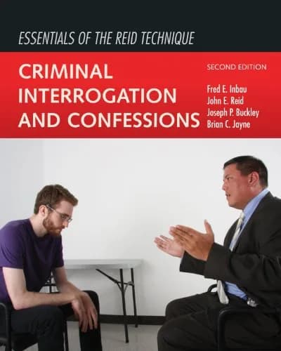 و دانلود نسخه کامل کتاب زبان اصلی Essentials of the Reid Technique: Criminal Interrogation and Confessions 2nd Edition PDF | دانلود کتاب خارجی