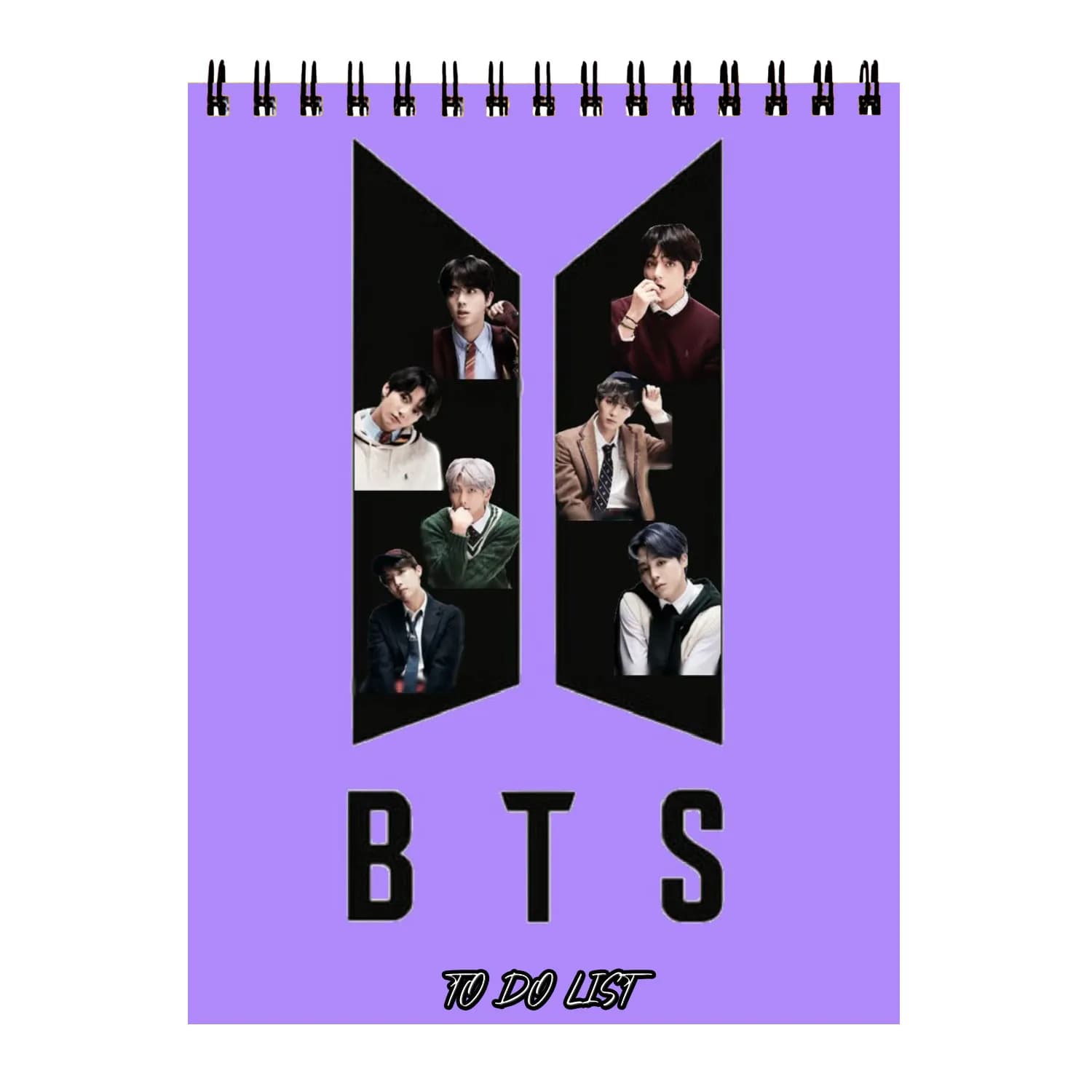 دفتر پلنر طرح گروه bts کد 008
