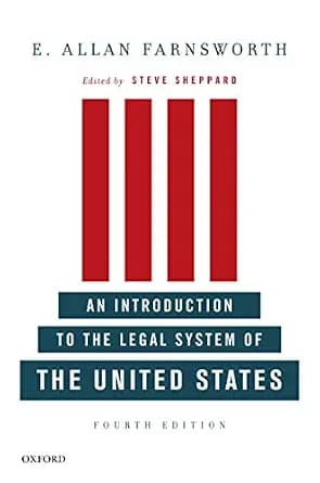 و دانلود نسخه کامل کتاب زبان اصلی An Introduction to the Legal System of the United States, Fourth Edition PDF | دانلود کتاب خارجی