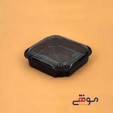 کاپ کیک نفیس مربع با زیره مشکی موفقی