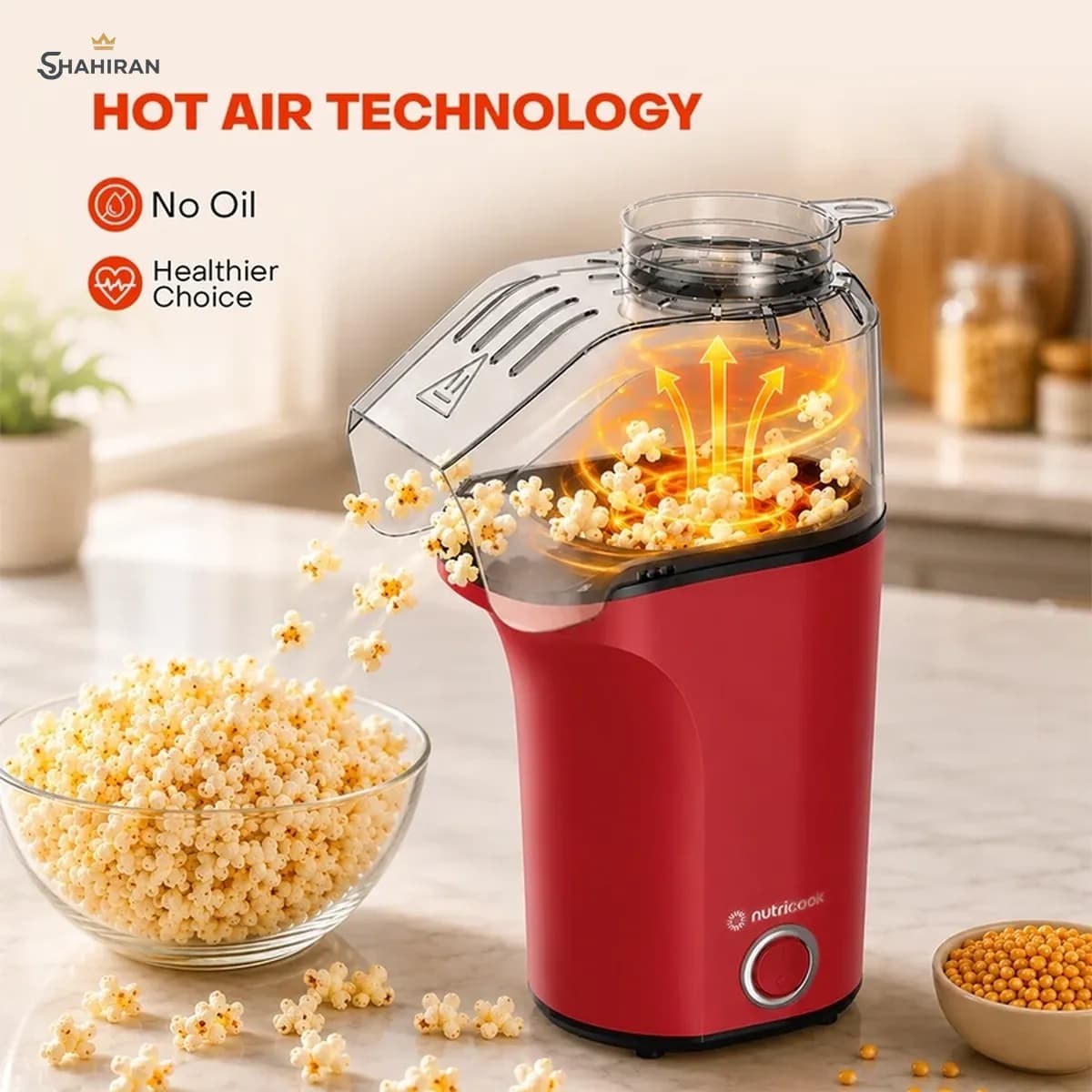 پاپ کورن ساز نوتریکوک مدل NC-PM150R — تصویر ۴