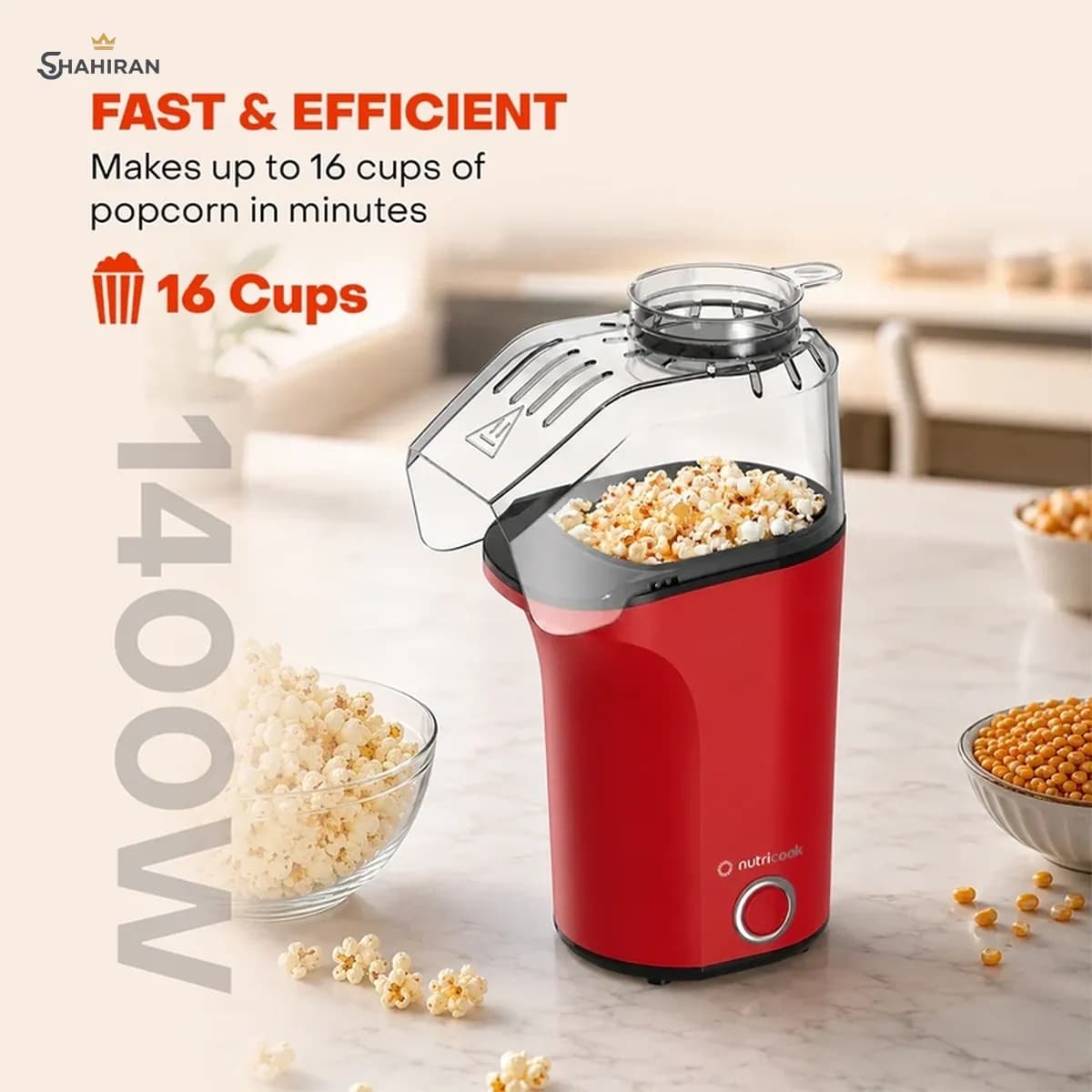 پاپ کورن ساز نوتریکوک مدل NC-PM150R — تصویر ۳