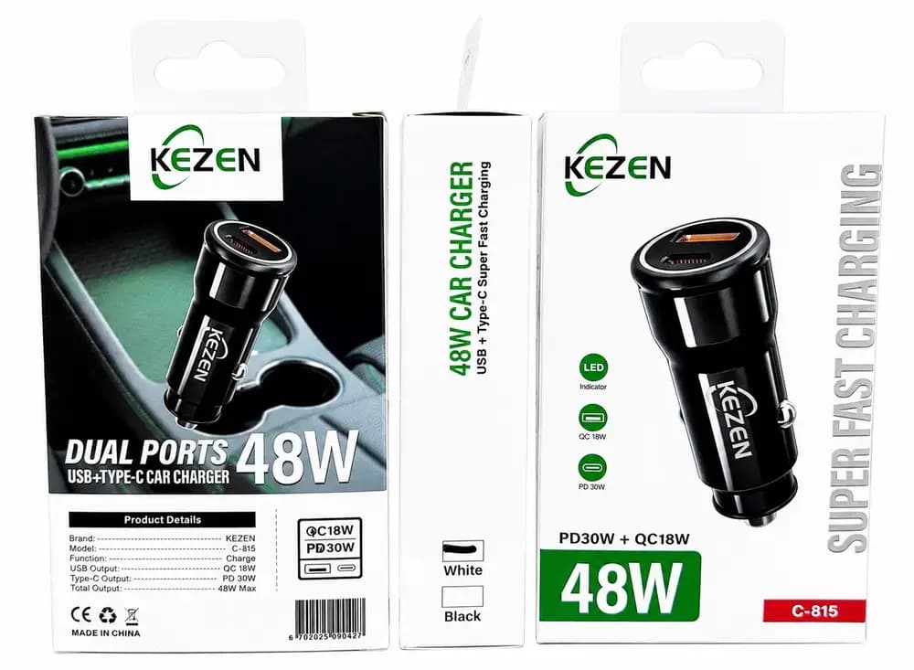 شارژر فندکی کزن مدل KEZEN C-815 — تصویر ۲