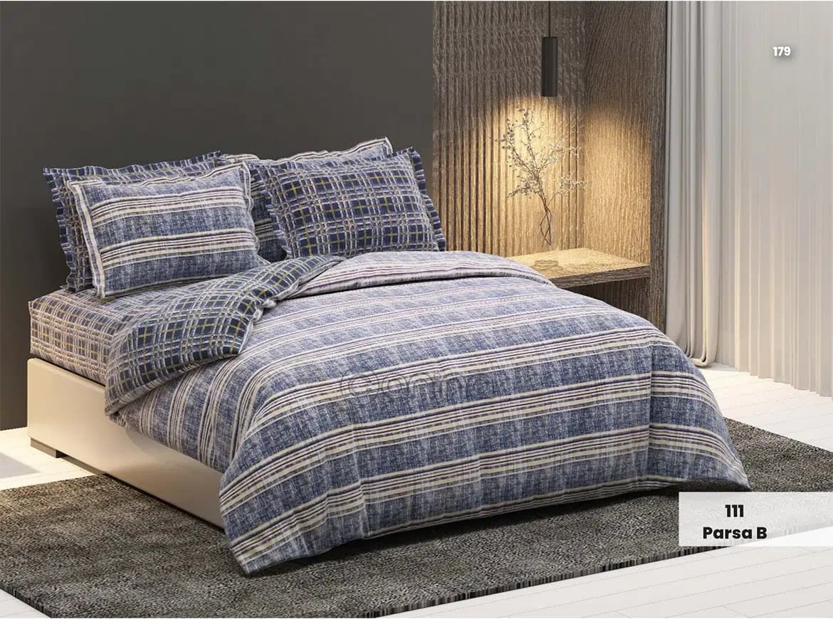 روتختی یک نفره کارینا پلاس کالکشن کد parsa B 111 (ملحفه تشک 90)