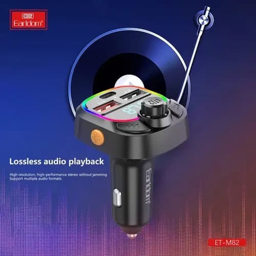 شارژر فندکی و FM Player خودرو ارلدام مدل EARLDOM ET-M82 — تصویر ۳