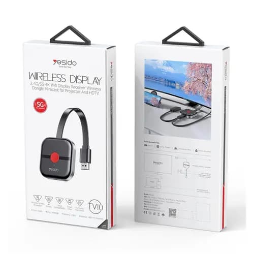 دانگل HDMI بی سیم یسیدو مدل YESIDO TV10 2.4 — تصویر ۳