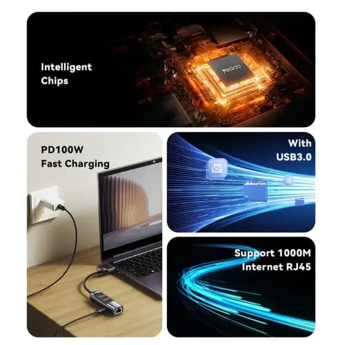 هاب USB یسیدو مدل YESIDO HB21 — تصویر ۴