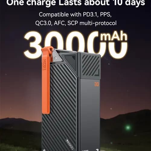 پاوربانک 30000MHA یسیدو YESIDO YP62 — تصویر ۲