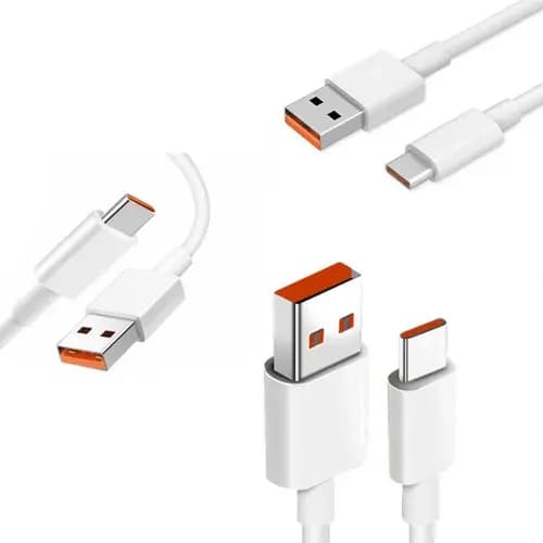 کابل شارژ توربو 120W 6A شیائومی اورجینال سرکارتنی — تصویر ۴