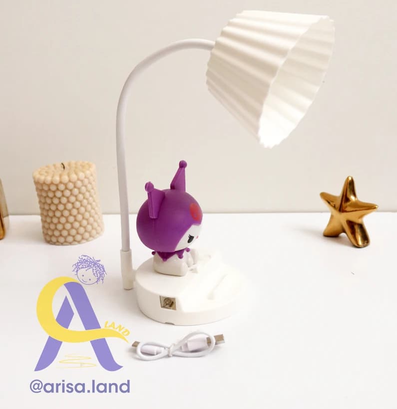مینی چراغ مطالعه و خواب LED تراش دار — تصویر ۴