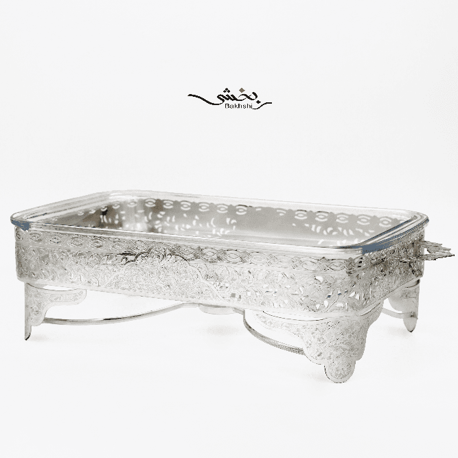 سوفله خوری نقره سفید وارمر دار — تصویر ۲