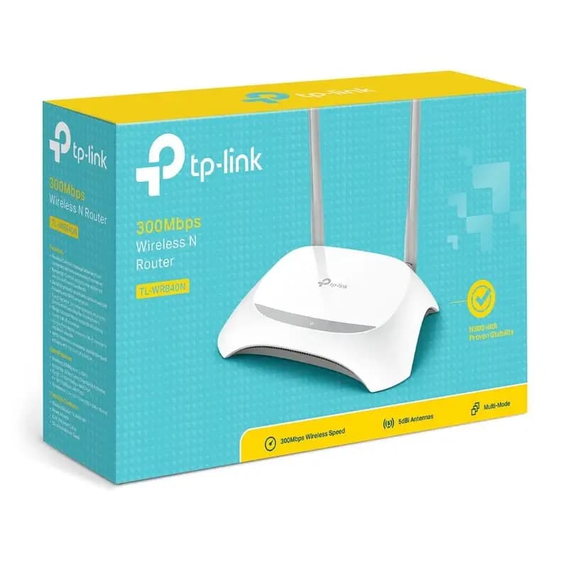 روتر بی‌سیم 300Mbps تی پی-لینک مدل TL-WR840N (دست دوم) — تصویر ۲