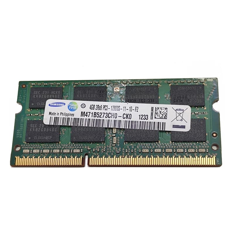 رم مخصوص لپ تاپ 4 گیگابایت سامسونگ PC3-12800S-11-10-F2 MHz