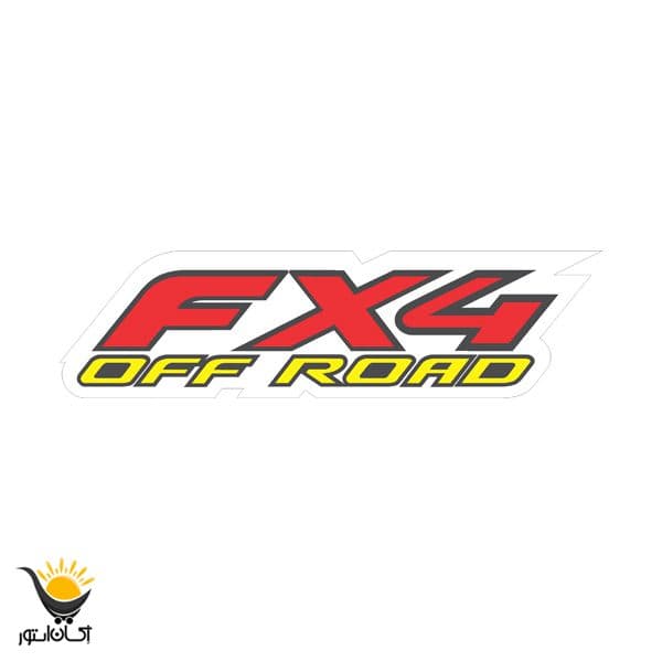 برچسب خودرو طرح آفرودی ۴X4کد SO200