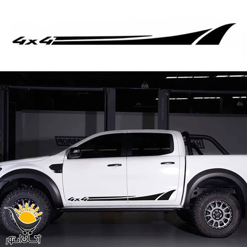 استیکر بدنه خودرو طرح آفرودی 4X4 کد SO189