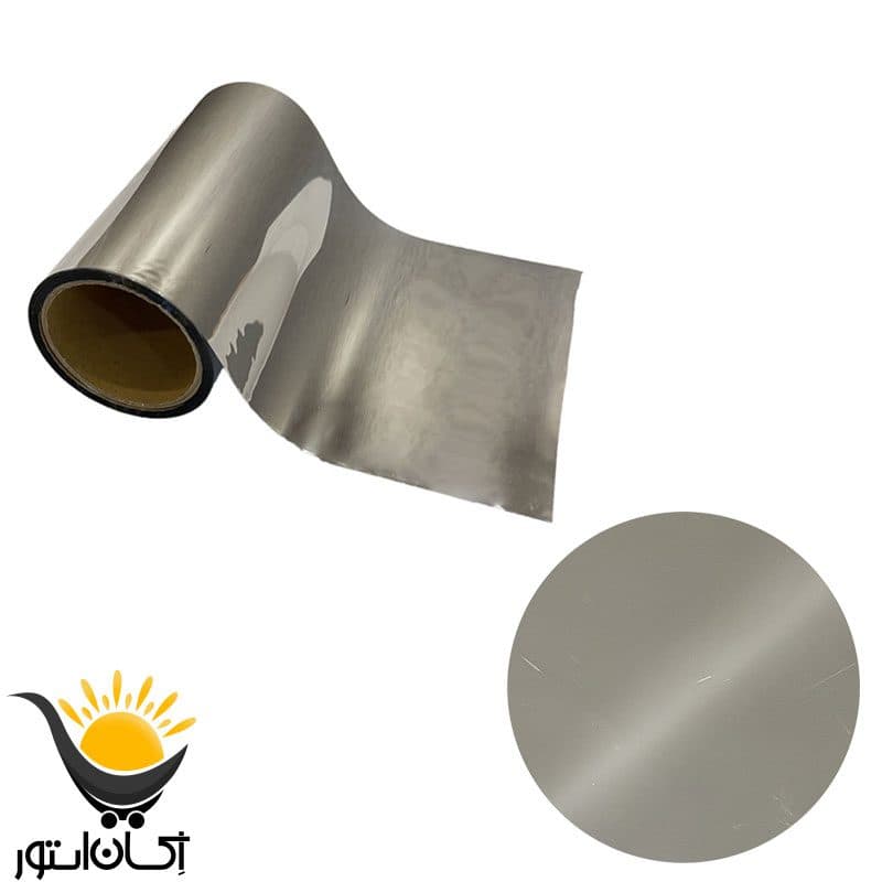 برچسب شیشه دودی خودرو مدل ابرویی رنگ جیوه ای کد 159SK — تصویر ۲