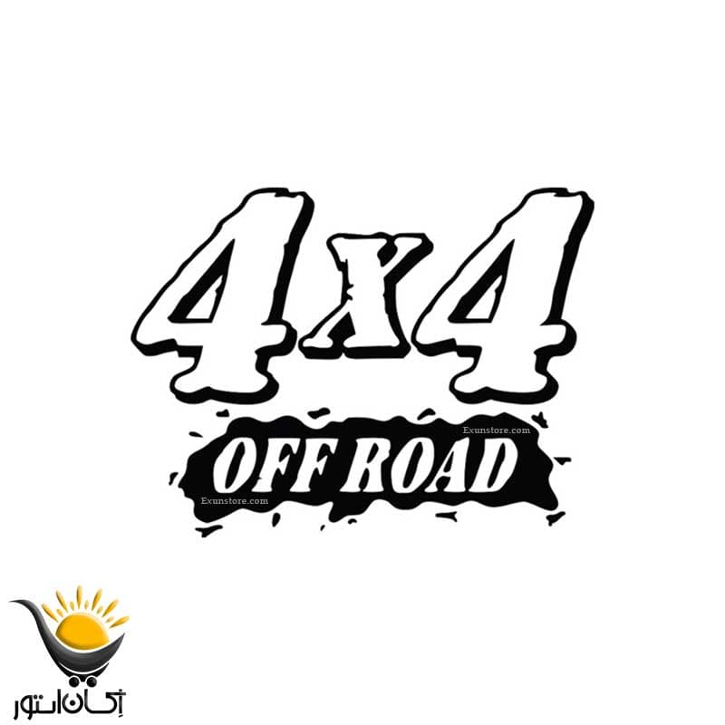 برچسب خودرو طرح 4X4 Offroad
