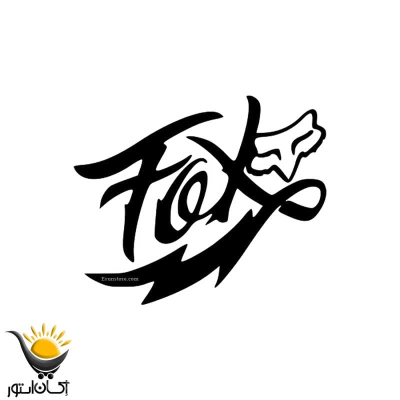 برچسب خودرو طرح روباه FOX
