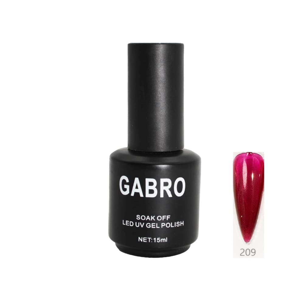 ژل لاک 15 میل گابرو کد 209 آبنباتی GABRO