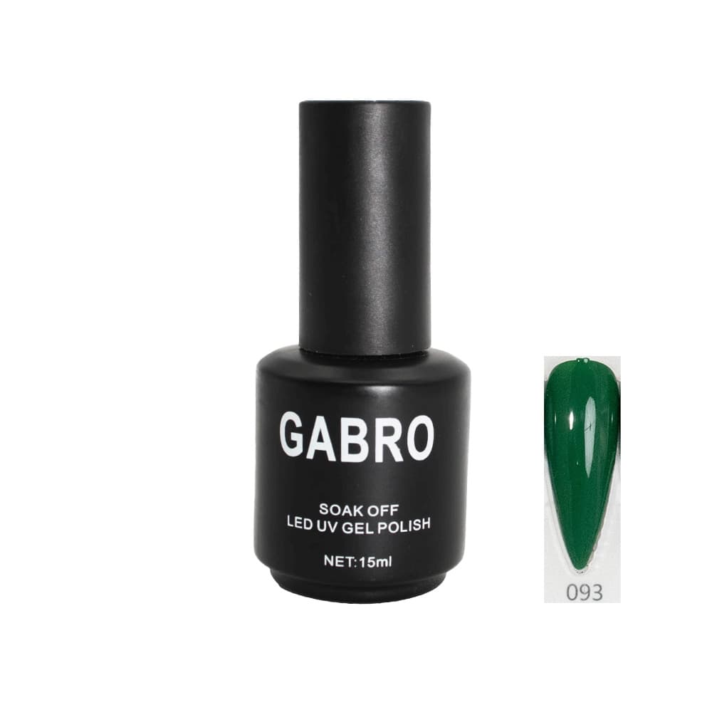 ژل لاک 15 میل گابرو کد 93 ساده GABRO