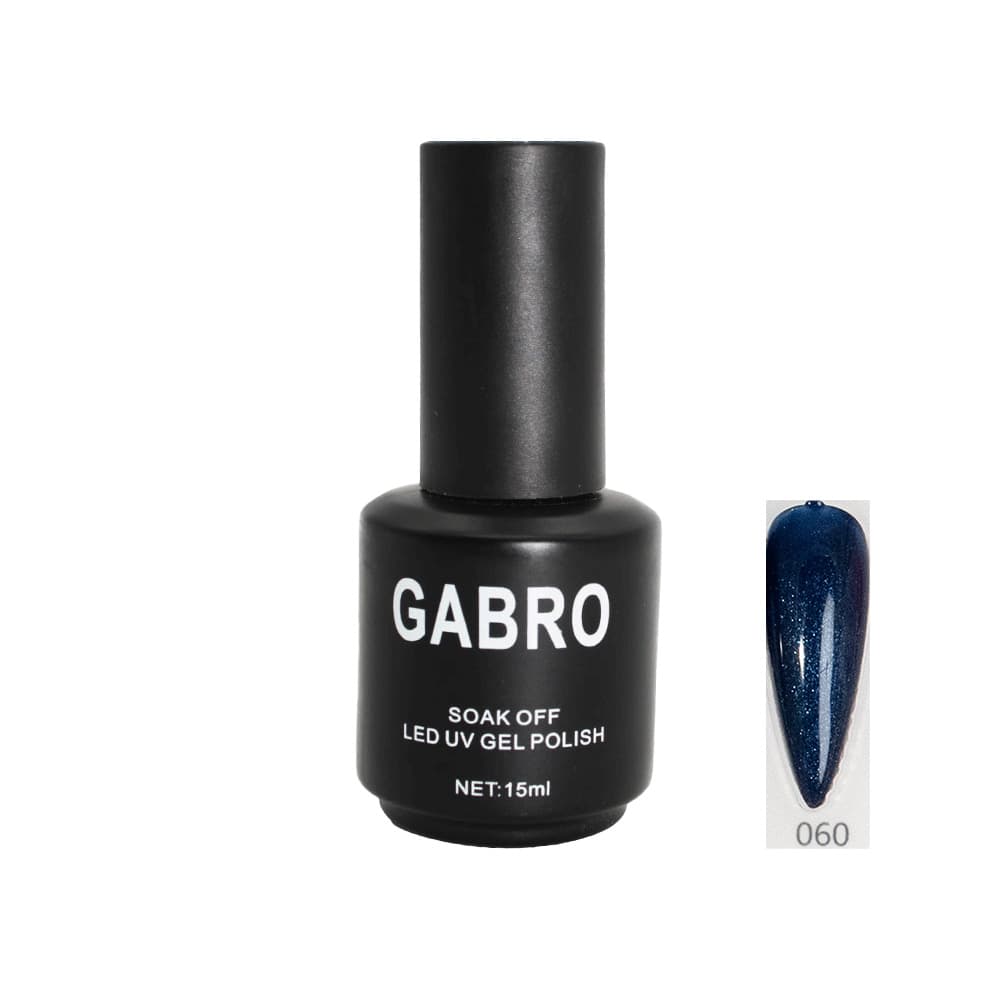 ژل لاک 15 میل گابرو کد 60 ساده GABRO