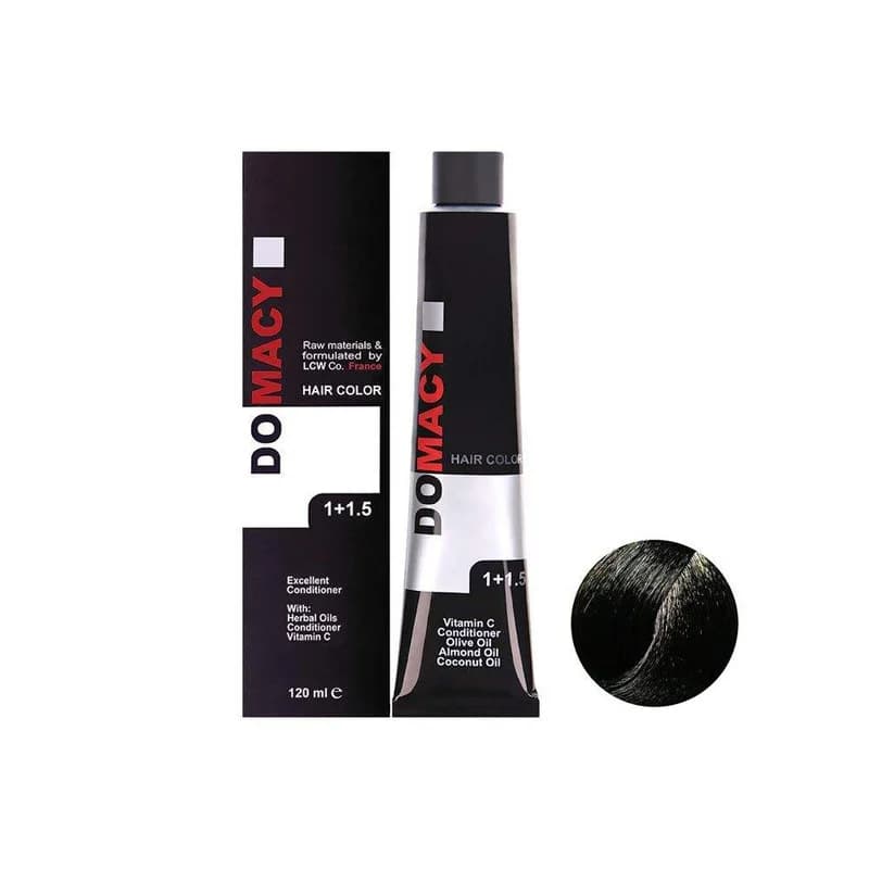 رنگ مو دوماسی سری طبیعی شماره 3.00 حجم 120 میلی لیتر رنگ قهوه ای تیره اکسترا — تصویر ۳