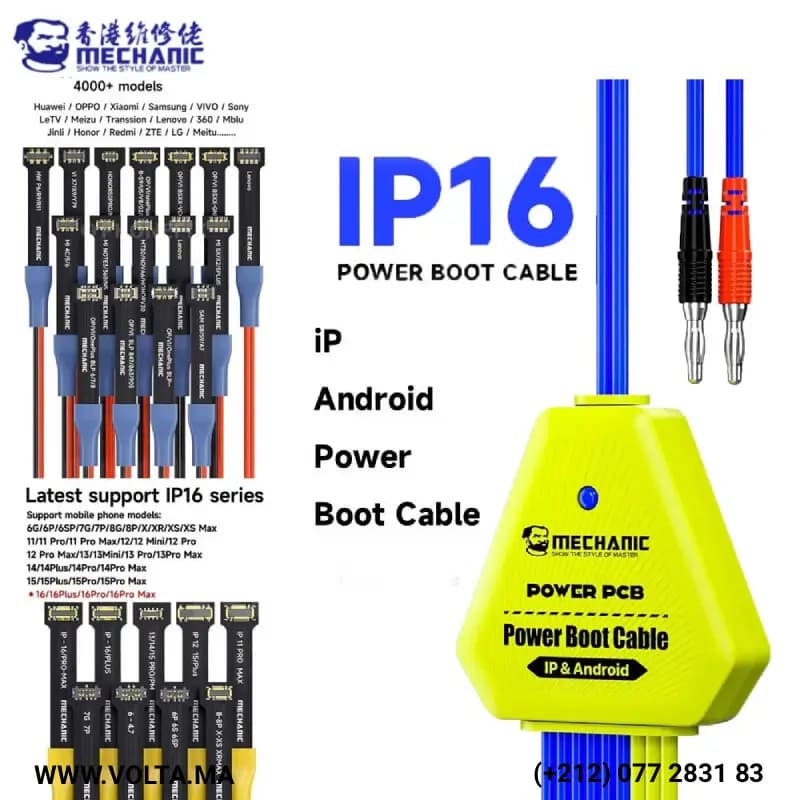 کابل پاور اندروید و آیفون MECHANiC POWER PCB — تصویر ۳