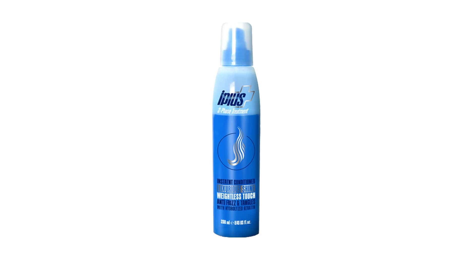 سرم دوفاز آی پلاس آبی، حاوی کراتینه و نرم کننده موی سر Iplus keratin