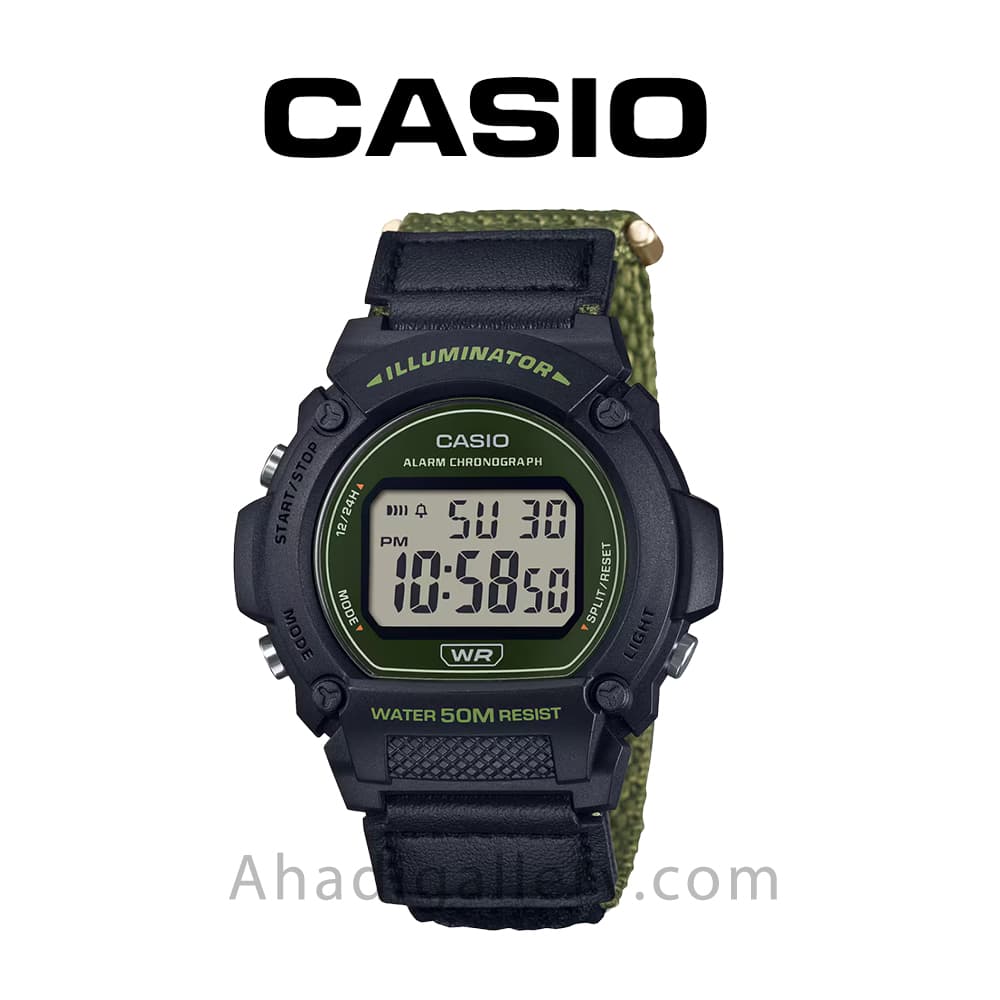 ساعت مچی کاسیو مدل W-219hb-3avdf