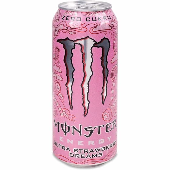 نوشیدنی انرژی زا مانستر Monster(بدون شکر) مدل Ultra Strawberry Dreams